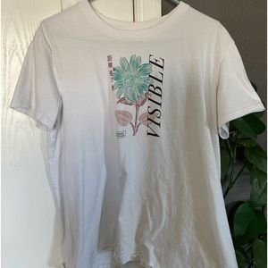 EMPYRE shirt with flowers and third eye